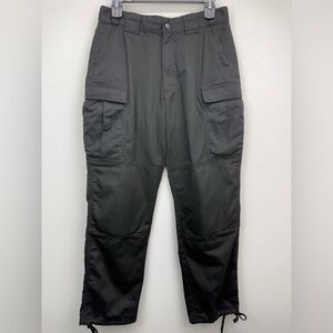 5.11 Tactical size 34x32 Men's Black Relaxed Fit Cargo TDU Ripstop Pants 74004